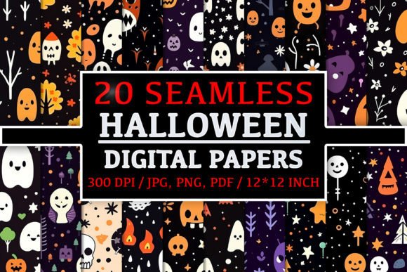 20 Seamless Halloween Patterns to Elevate Your Creative Projects