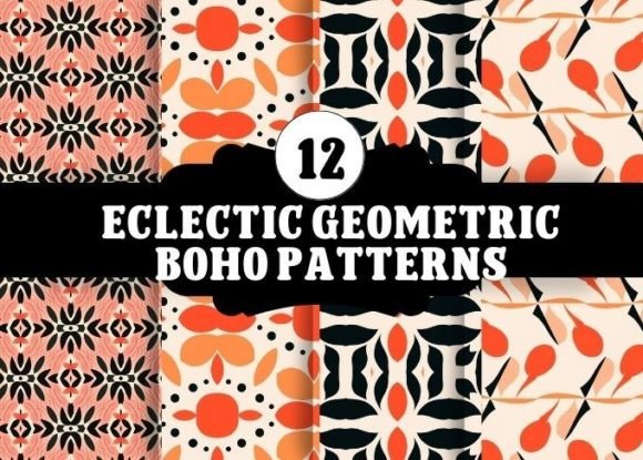 Eclectic Geometric Boho Patterns: A Modern Twist on Timeless Design