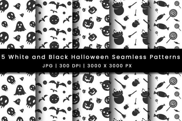Mate White and Black Halloween Patterns: Elevate Your Spooky Creations